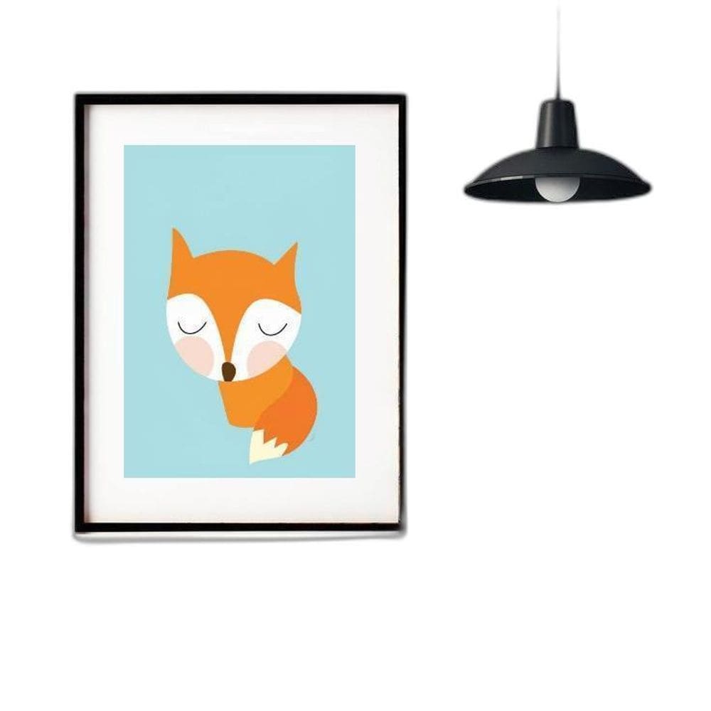Quadro Raposa Baby - 60X48Cm