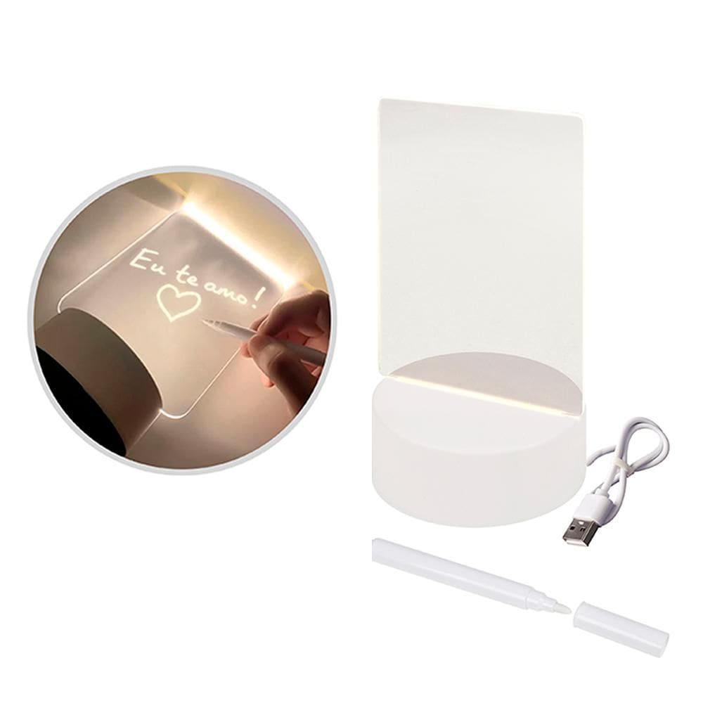 Luminaria De Mesa Tela Para Escrever Com Caneta - Zein