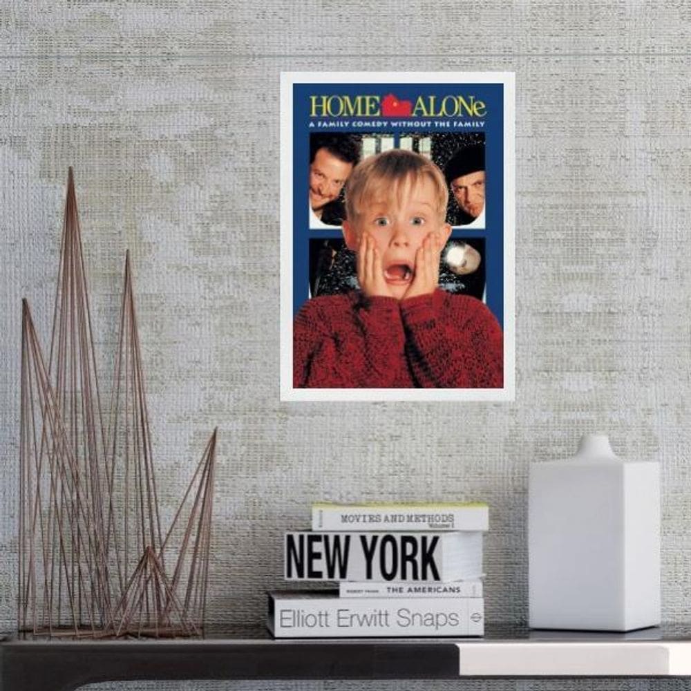 Quadro Filme Esqueceram De Mim 33X24Cm - Com Vidro