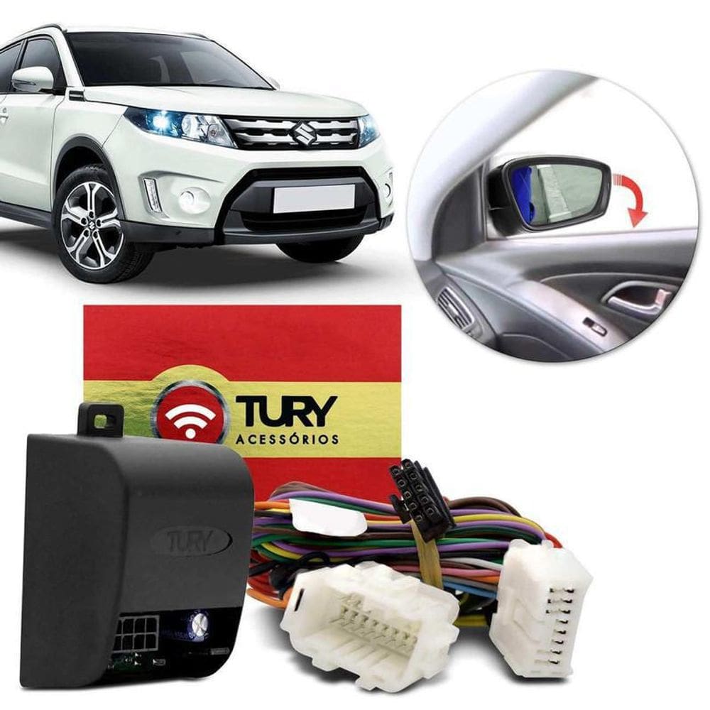 Módulo Retrovisor Elétrico Tury - PARK 1.0.1 AL- SX4/ VITARA