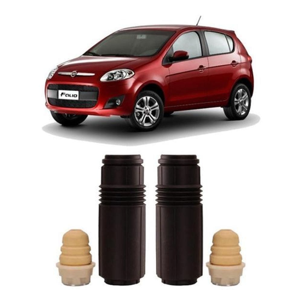 Par Batente Amortecedor Traseiro Fiat Palio 2012 2013 2014