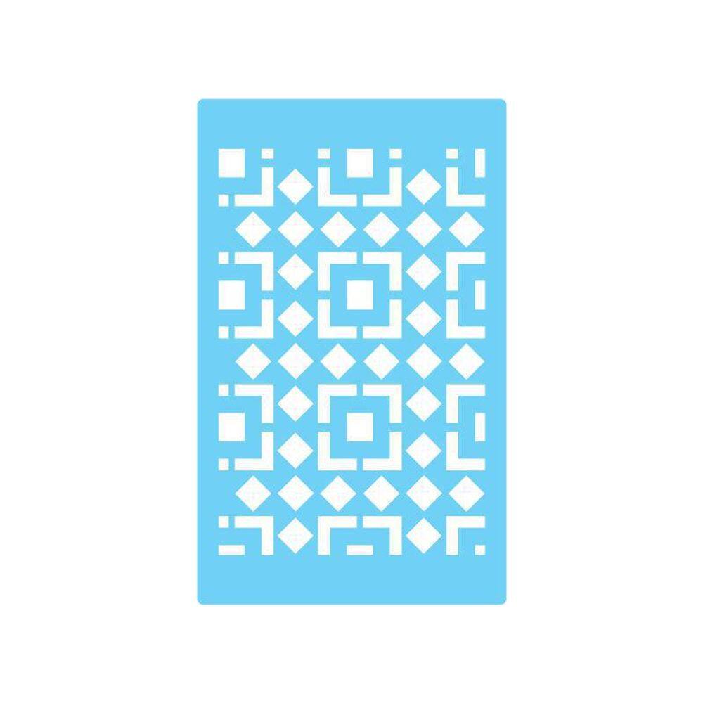 Stencil De Parede Tamako Estampa - 55 X 90Cm - Ref 417