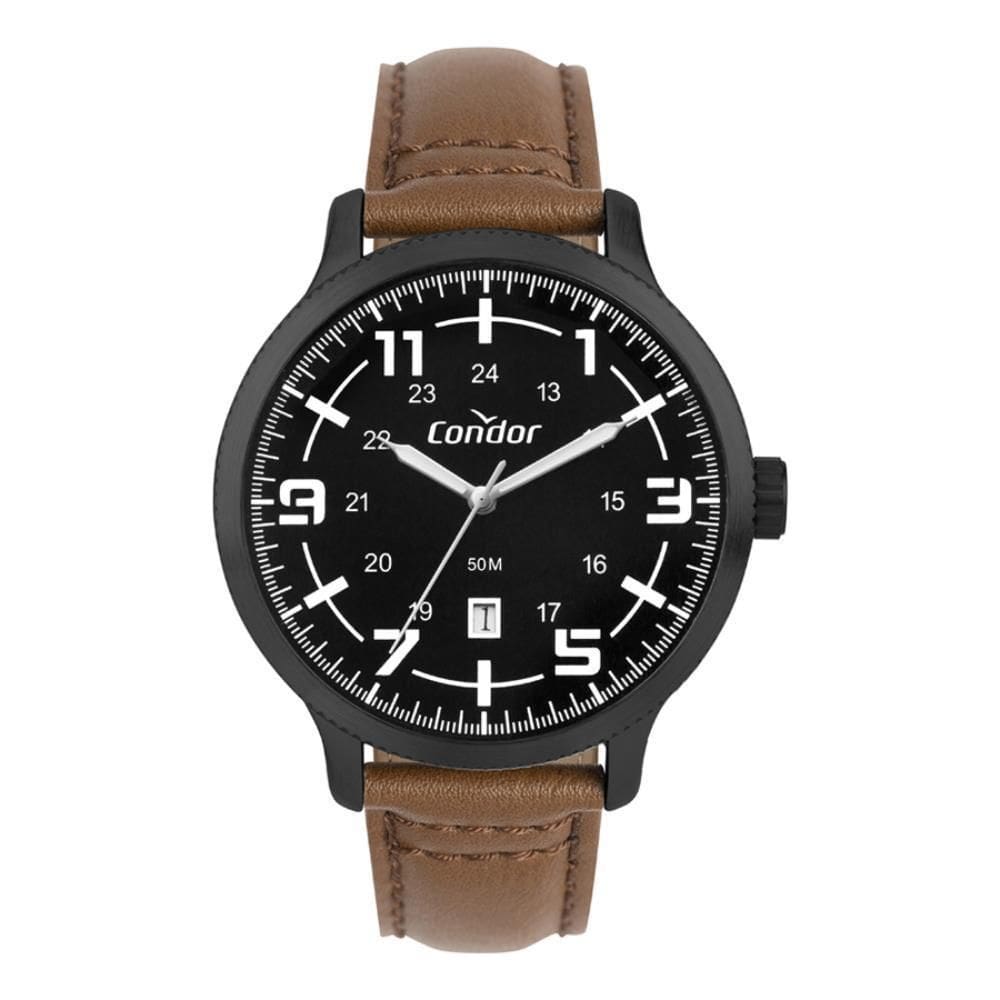 Relógio Condor Masculino Ref: Co2115Nbq/3P Casual Black
