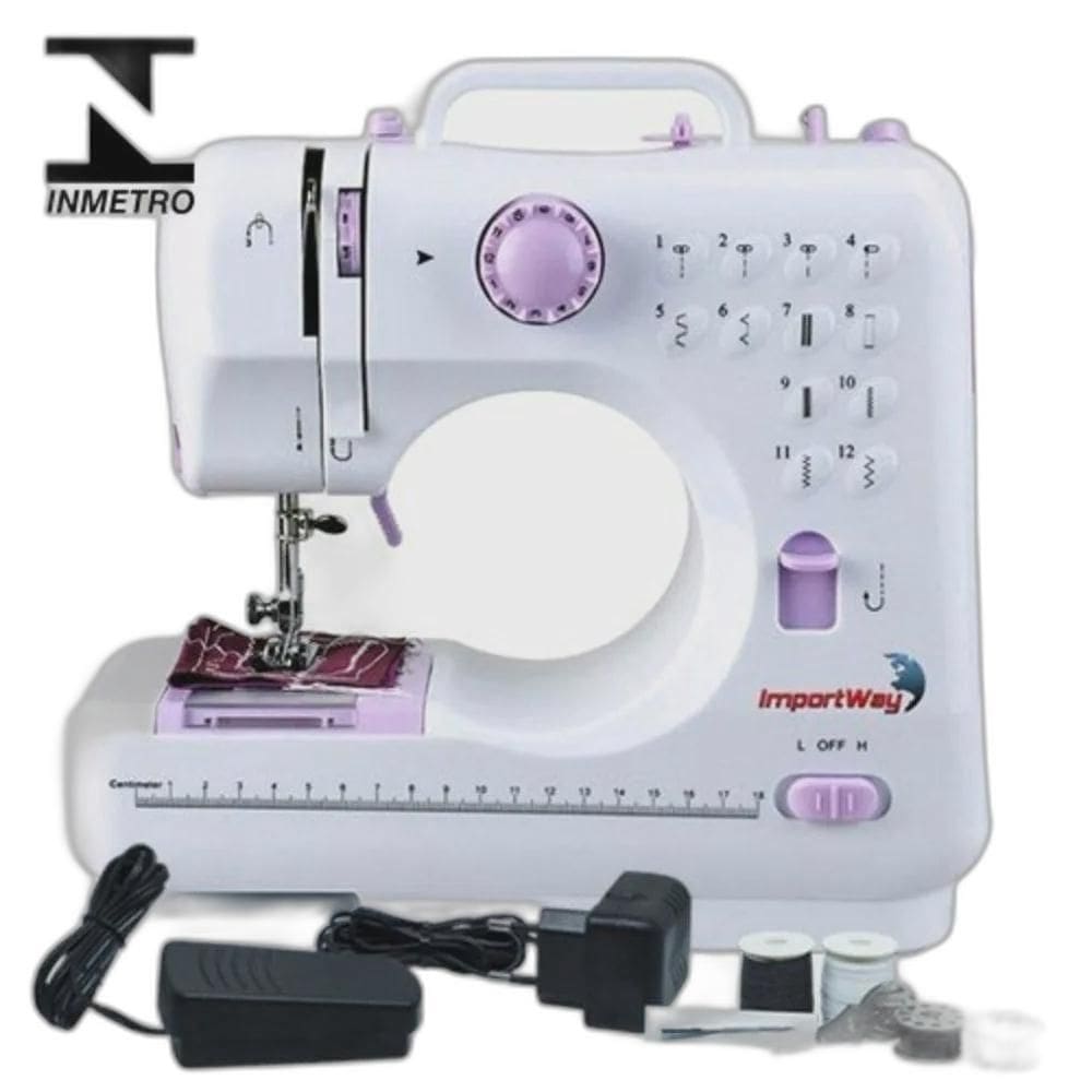 Máquina de Costura Importway IWMC-505C Branca 127v/220v