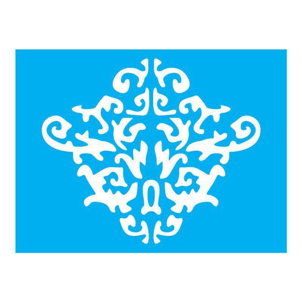 Stencil Tamako Arabesco - 15X20Cm - Ref 843