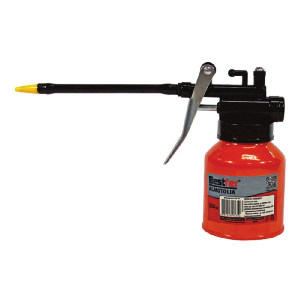Almotolia Profissional 250ml Com Bico Aplicador Flexível