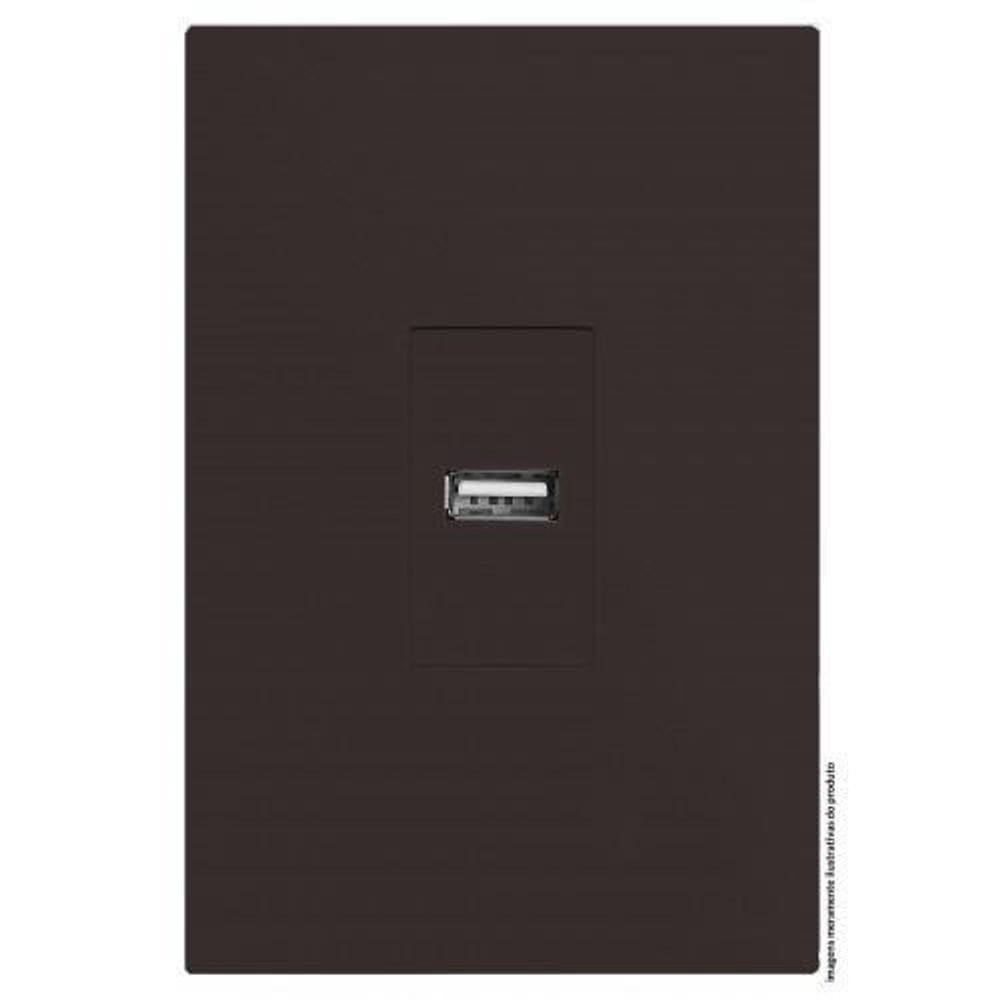 Kit Entrada Usb 2.A Vertical 4X2 Brs12326-9Ch