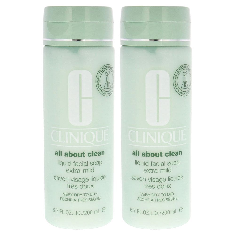 Sabonete facial Clinique All About Clean Extra Mild, pacote 2 de 200 ml