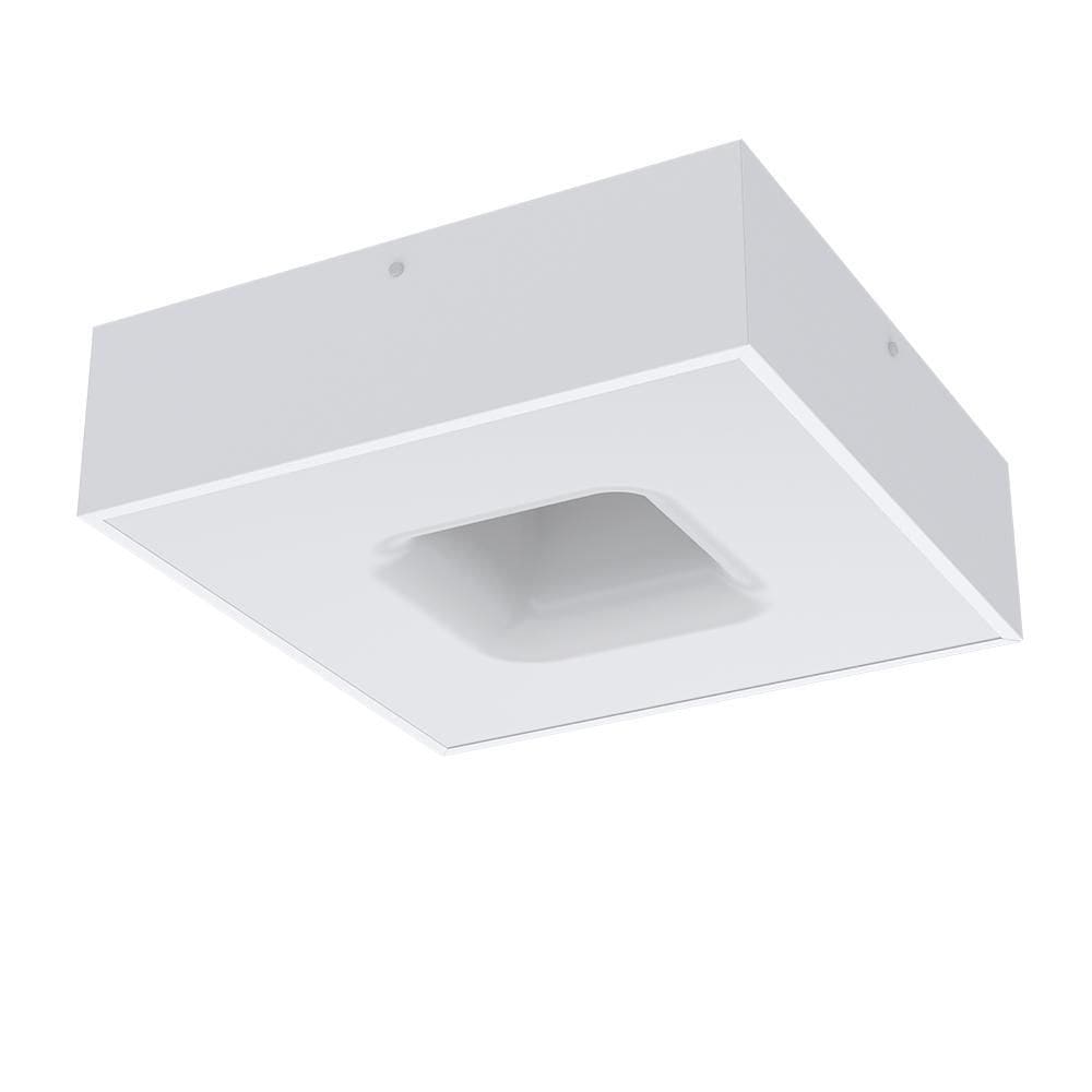 Luminária Plafon Taschibra Waffle Led 40W 2700K Branca