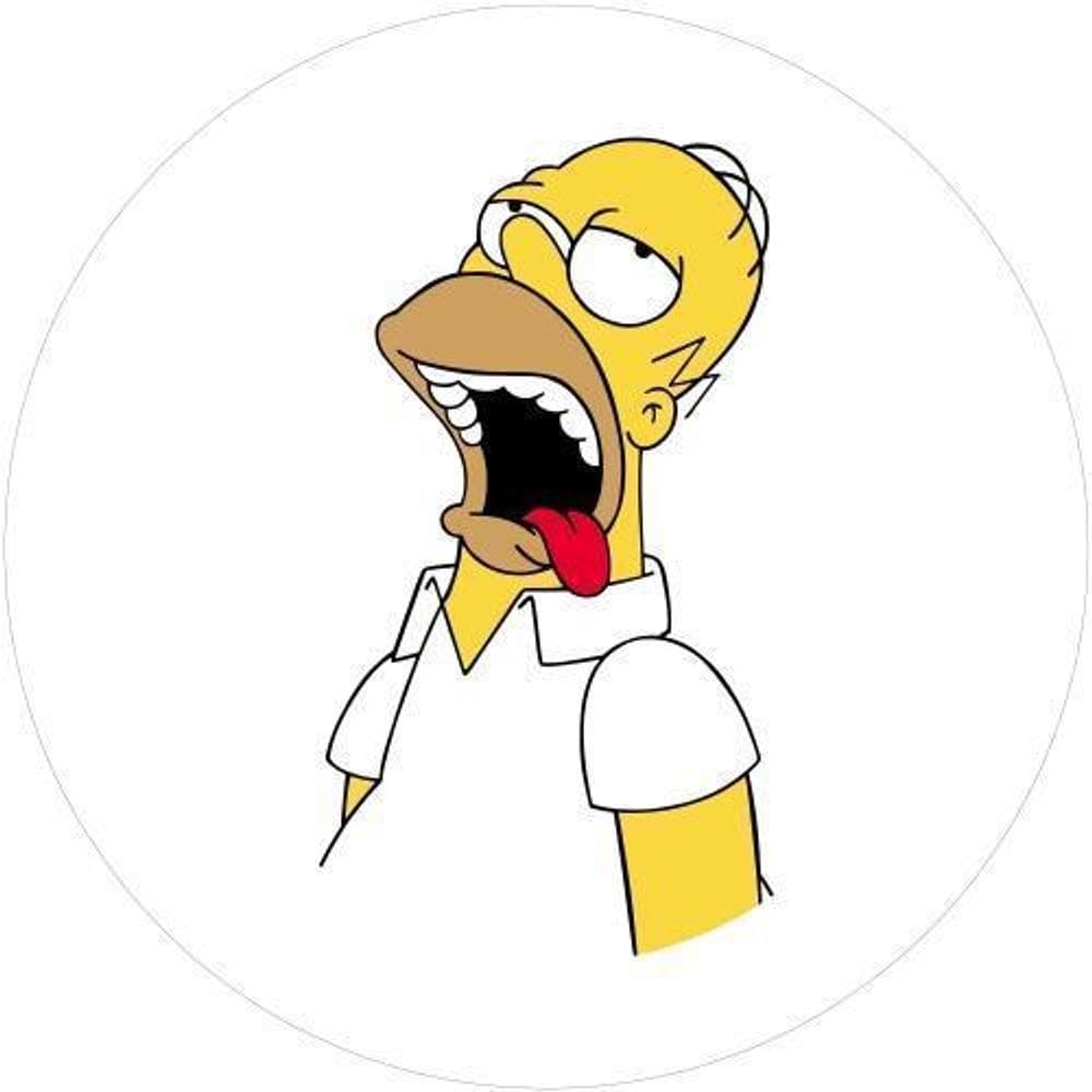 Capa De Estepe Ecosport Aircross Homer Mostrando A Lingua