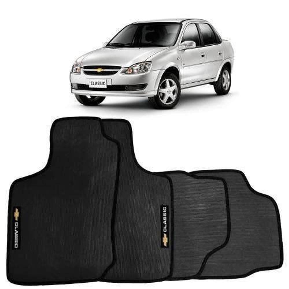 Tapete Automotivo Corsa Classic 2005 Borracha Pvc