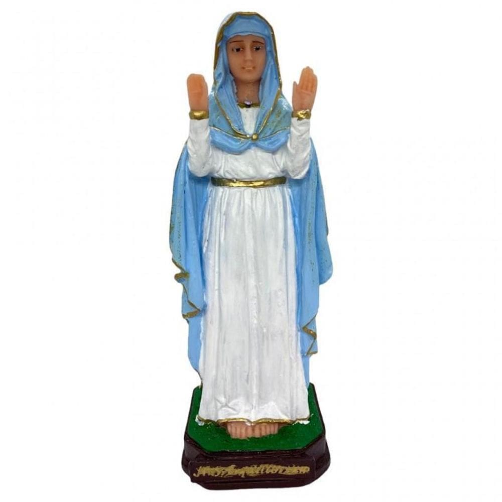 Escultura Nossa Senhora Do Equilíbrio 19 Cm Em Resina
