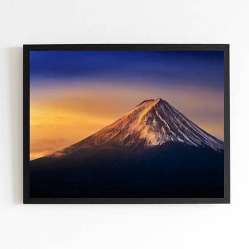 Quadro Fotografia Vulcão 24X18Cm