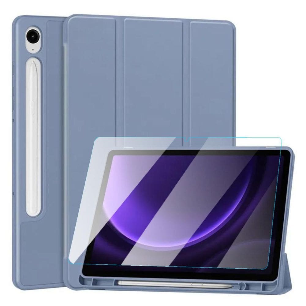 Case Tpu Dobrável + Película Para Tab Samsung S9Fe 10.9 X510