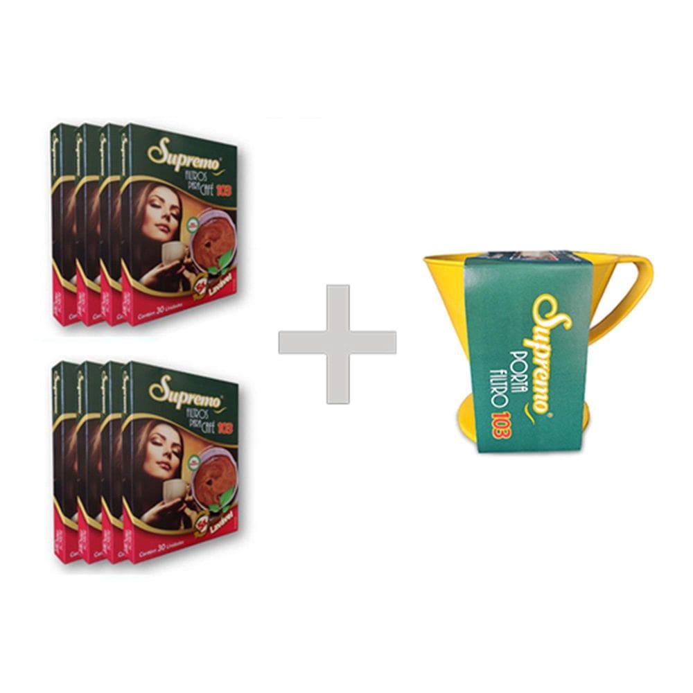 MP - 8 Cxs Filtro Cafe  103  Supremo Em Tnt L