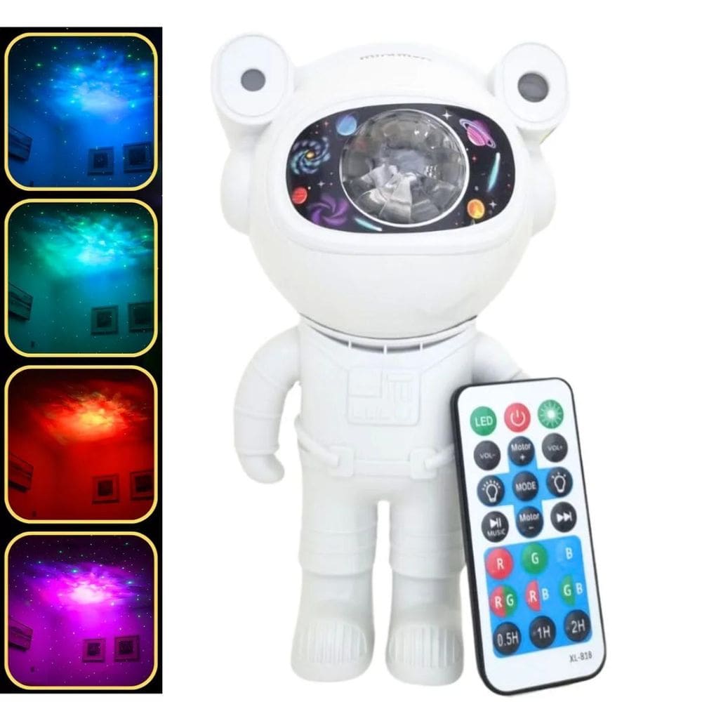 Luminária Astronauta Premium E Elegante Efeito Nebulosa