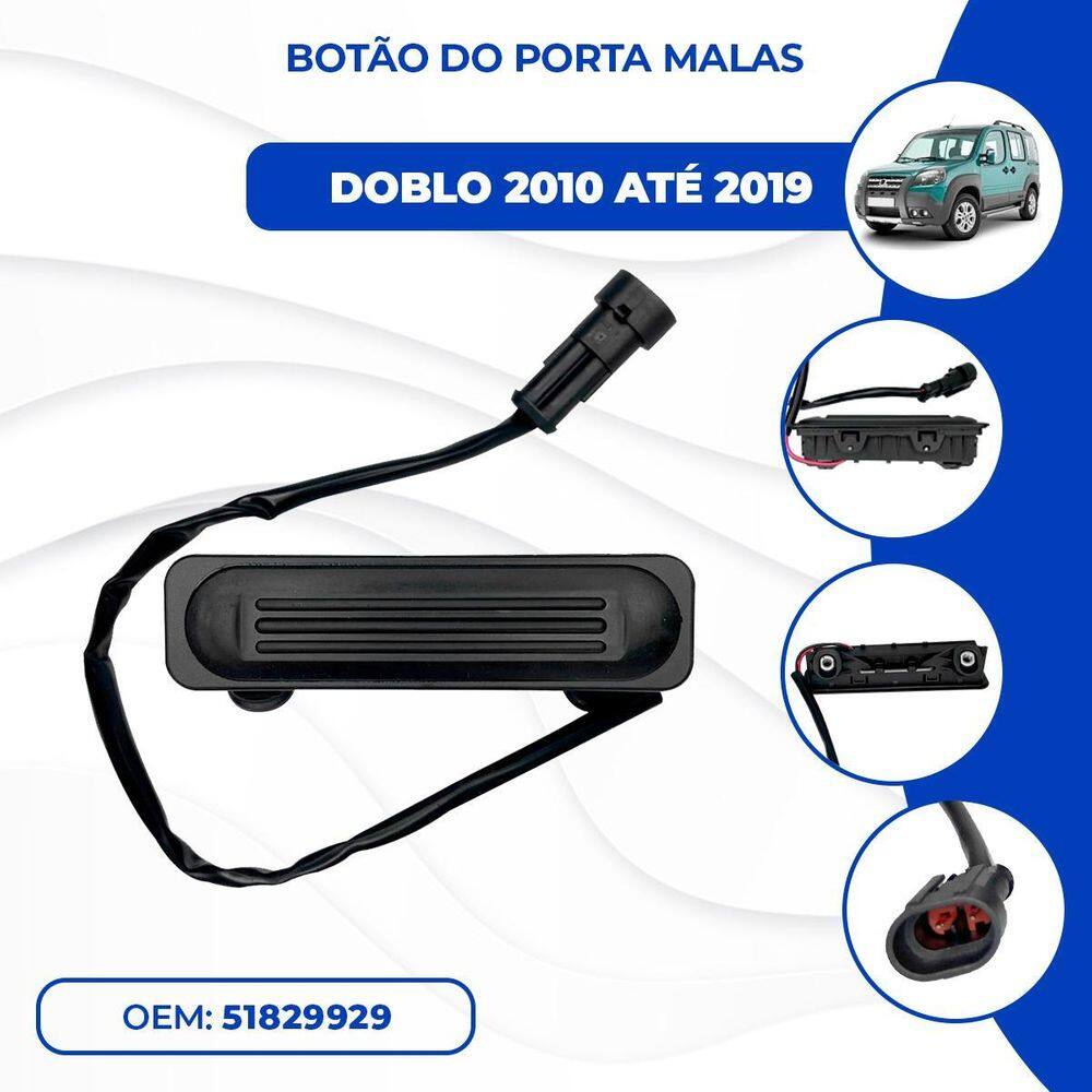 Botão Maçaneta Elétrica Abertura Porta Malas Doblo 2010 À 19