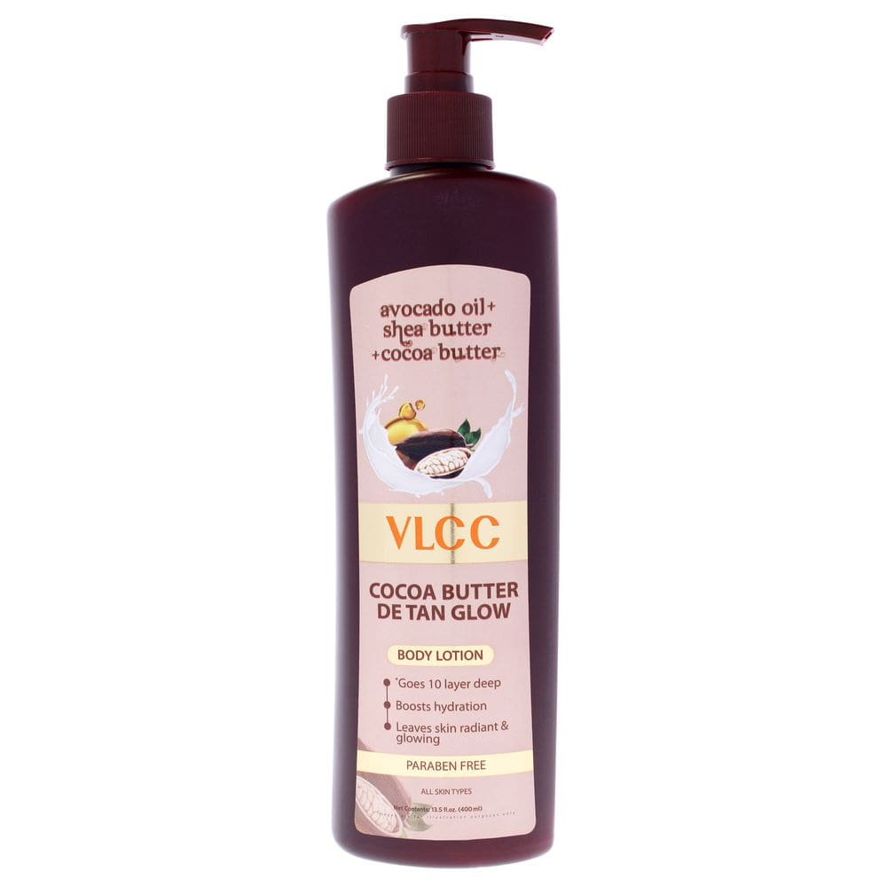 Loção corporal VLCC Cocoa Butter De Tan Glow 400mL