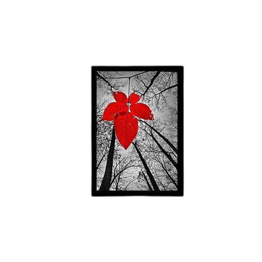 Quadro Fotografia Folha Maple Vermelha 24X18Cm