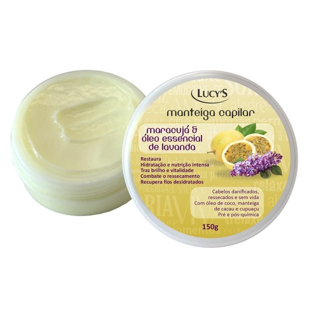 Manteiga Capilar Hidrata E Nutre Maracujá Óleo De Lavanda
