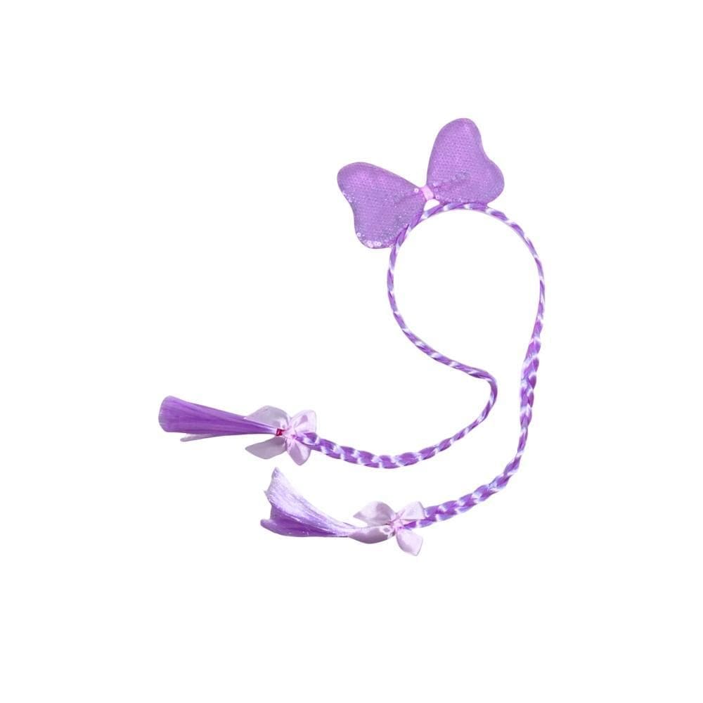 Tiara Com Laço E Trança Yoss