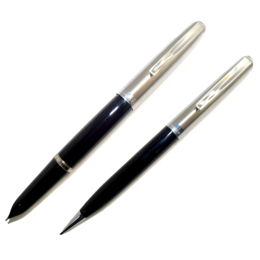 Conjunto Parker 21 Caneta Tinteiro Lap 0.9Mm Preto Usa Nos