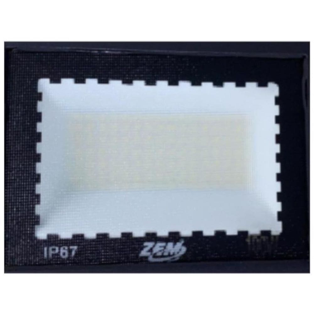 Refletor Holofote Led 100W Luz Branca 6500K Ip65 Zem Bivolt