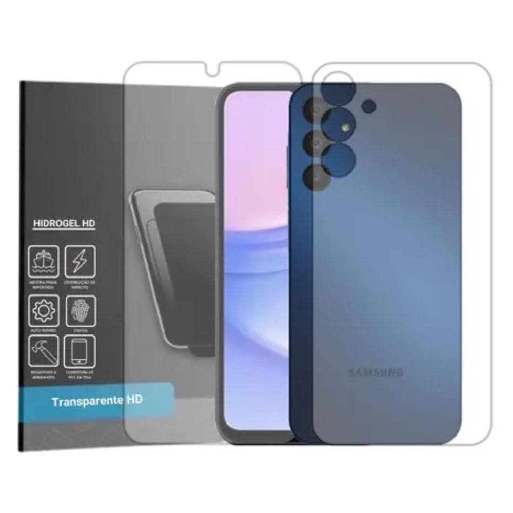 Pelicula De Hidrogel Frente E Verso Para Samsung Galaxy A55