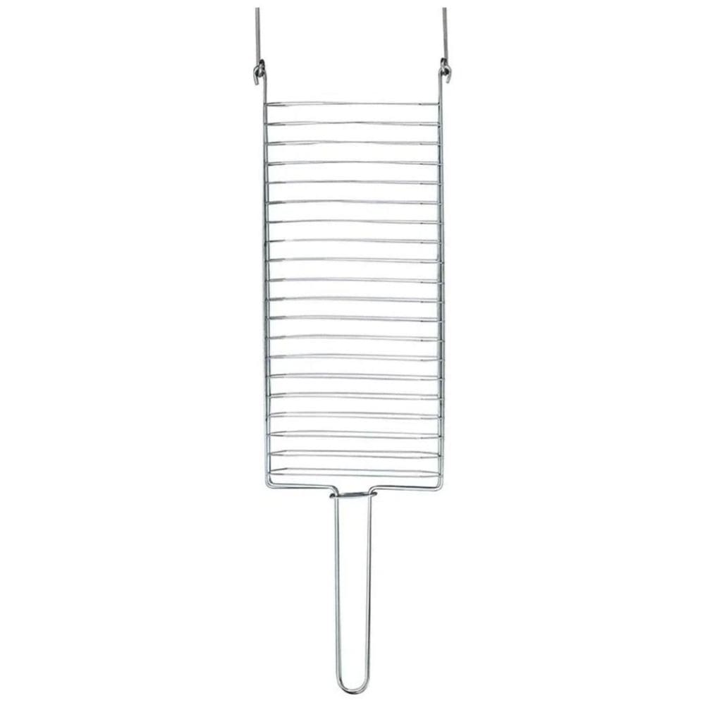 Kit Preparo Churrasco 3Pcs Churrasqueira Grelha Espeto 55Cm