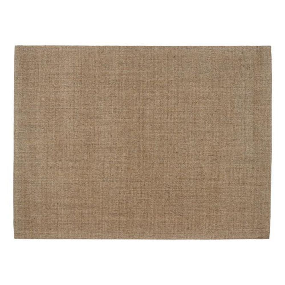 Tapete Capacho Retangular Liso Sisal Bege 150X200 Cm Apaeb