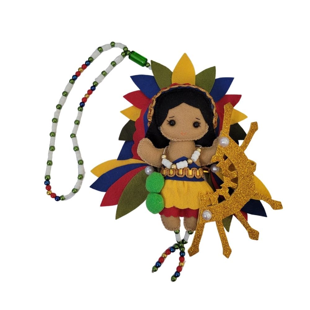 Caboclo 7 Flechas com Guia - Artesanal