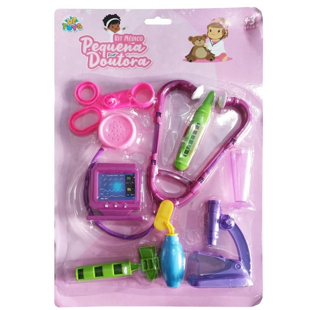 Kit Médico Pequena Doutora Acessório Hospital Infantil 8 Und