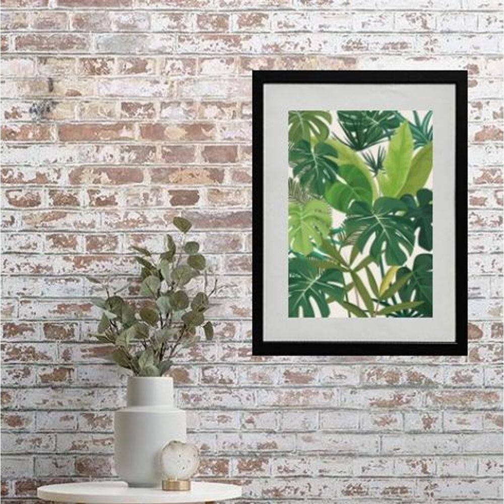 Quadro Folhagens Verdes - 60X48Cm