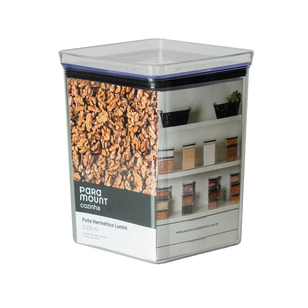 Pote Hermético Empilhável Lumini - 3,335L - Paramount