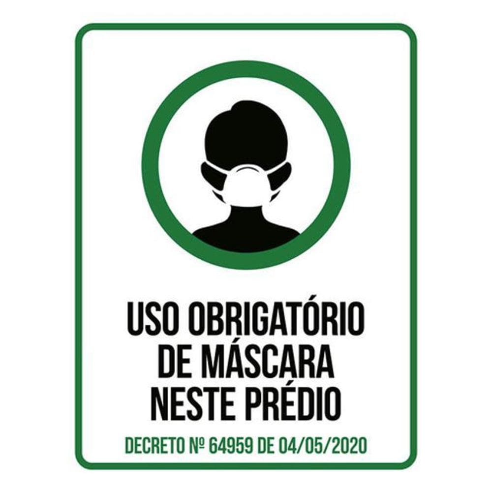 Kit 5 Placas Higiene Utilize Álcool Gel Utilize Máscara