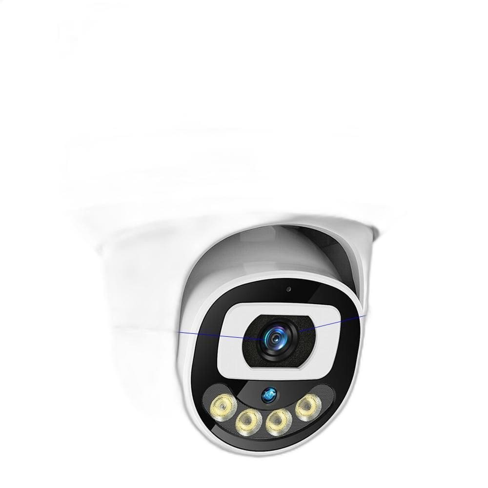 Câmera Ip Dome 3Mp Detecção Dual Ir Visão Noturna-Onvif