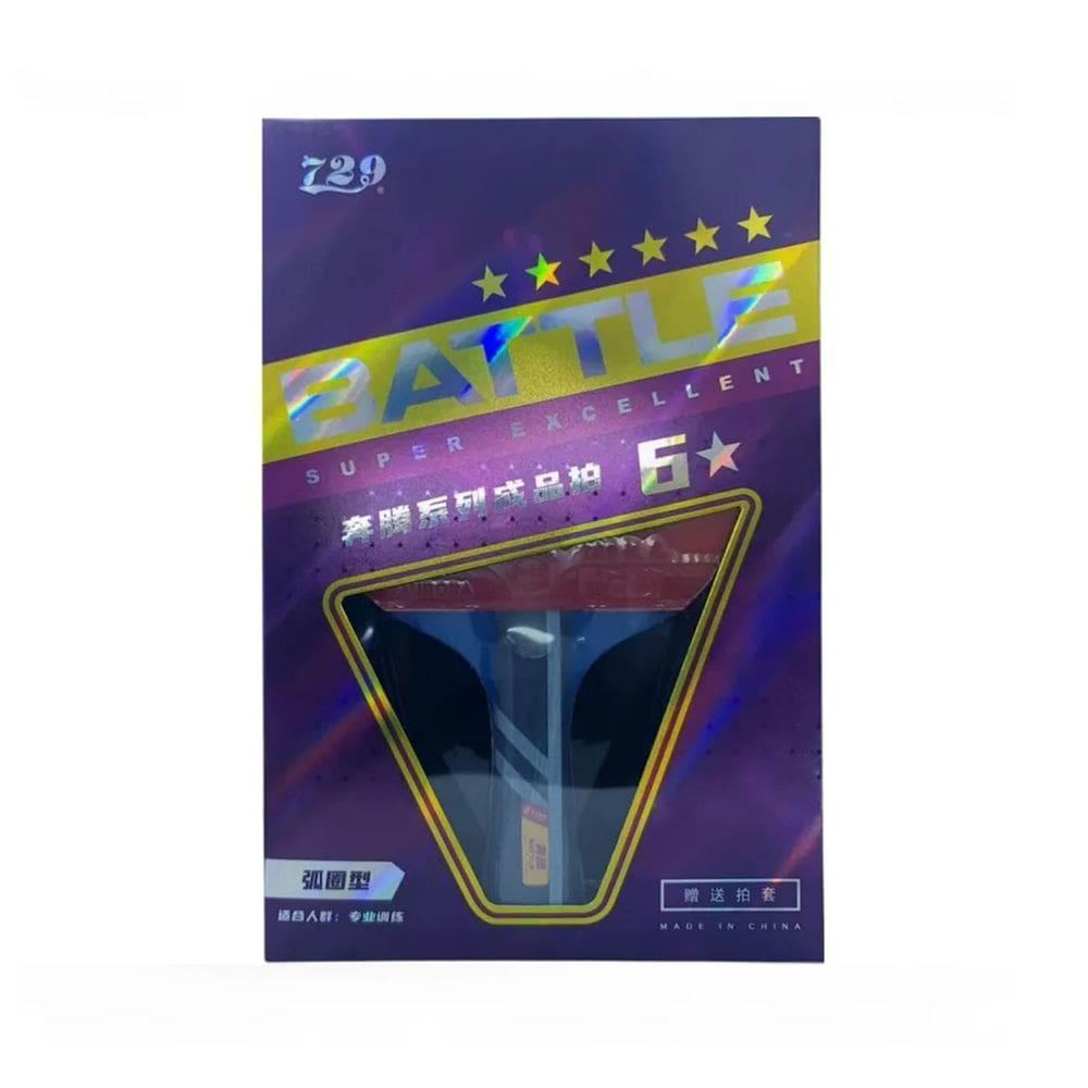 Raquete De Ping Pong Profissional Equilibrada Estrutura Em Carbono Confortavel Versatil Esporte Tenis De Mesa 6 Estrelas