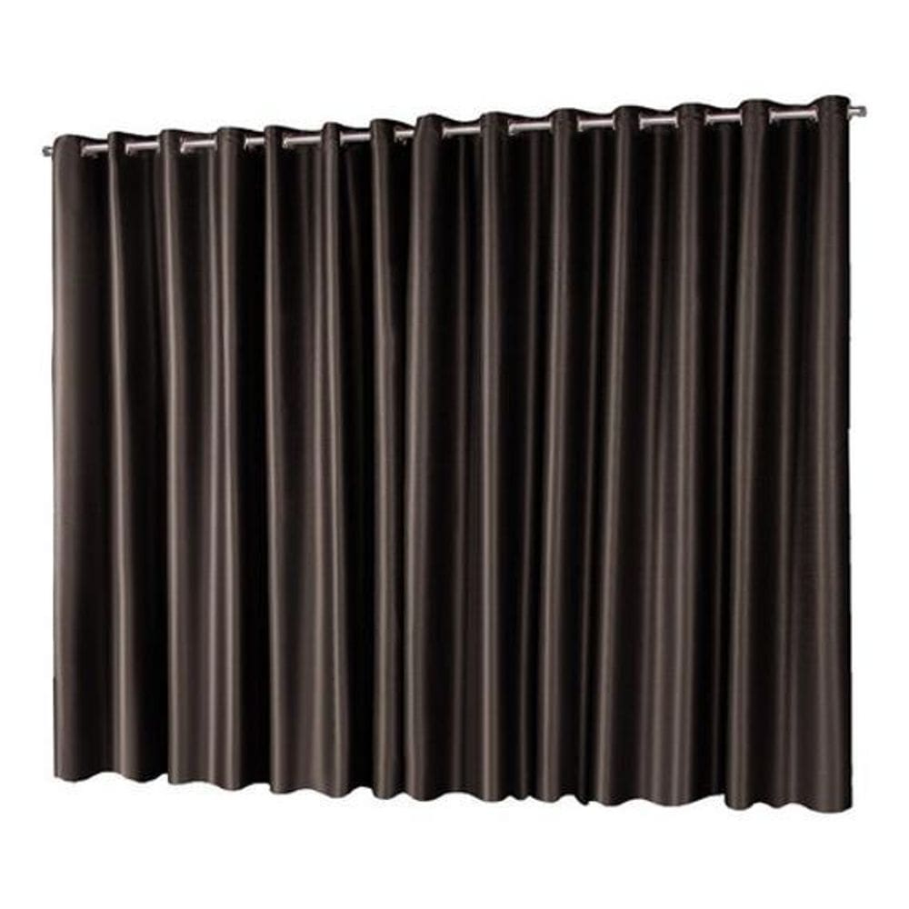 Cortina Tecido Blackout Toque De Seda 2,80M X 1,80M - Tabaco