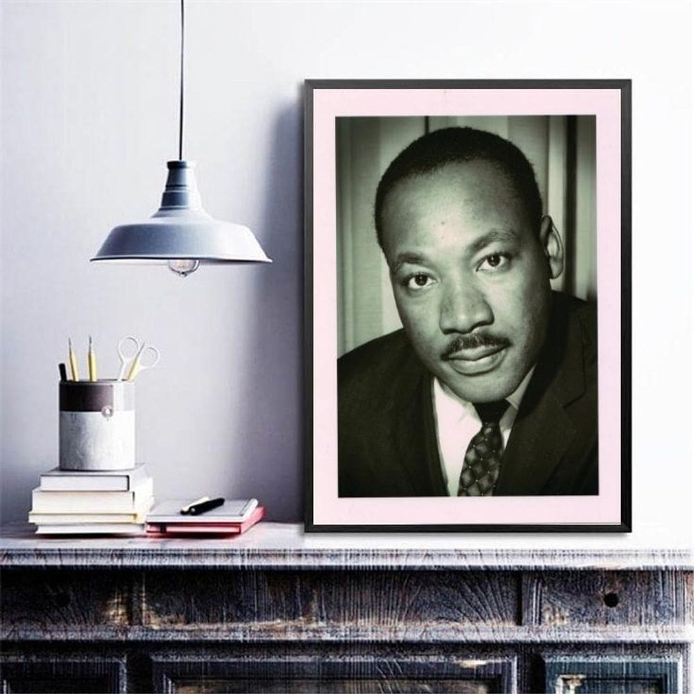 Quadro Martin Luther King- Fotografia 24X18Cm