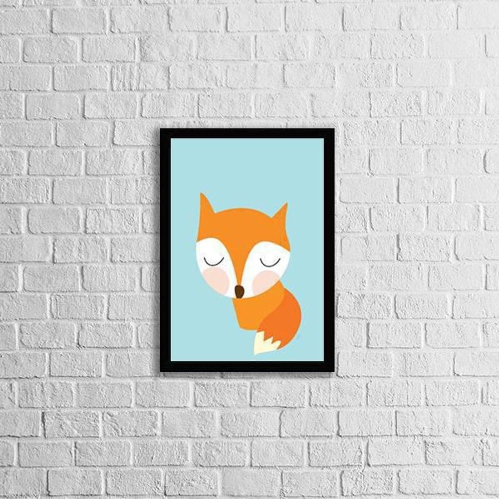 Quadro Raposinha Baby 24X18Cm