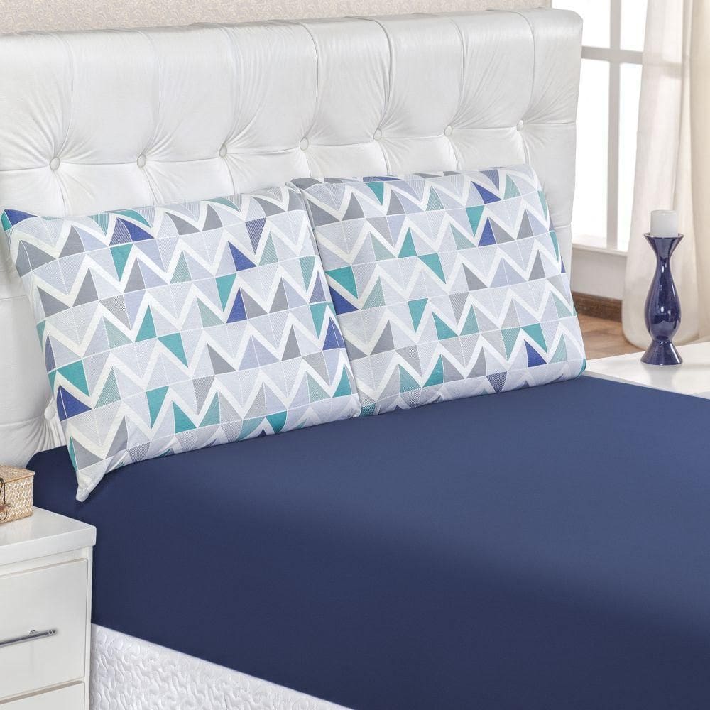 MP - Jogo De Lenc ol Padra o Em Malha 100  Al