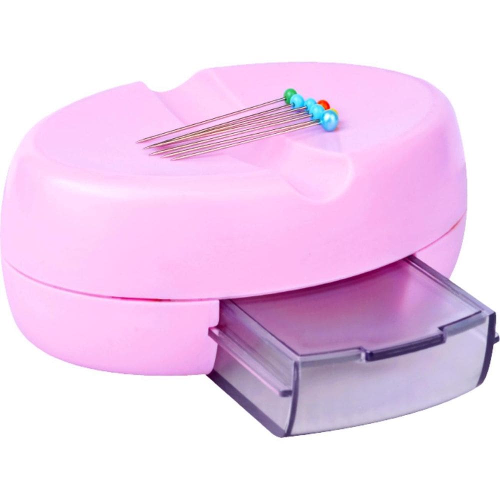 Porta Alfinete Magnético Imã Agulheiro Com Gaveta