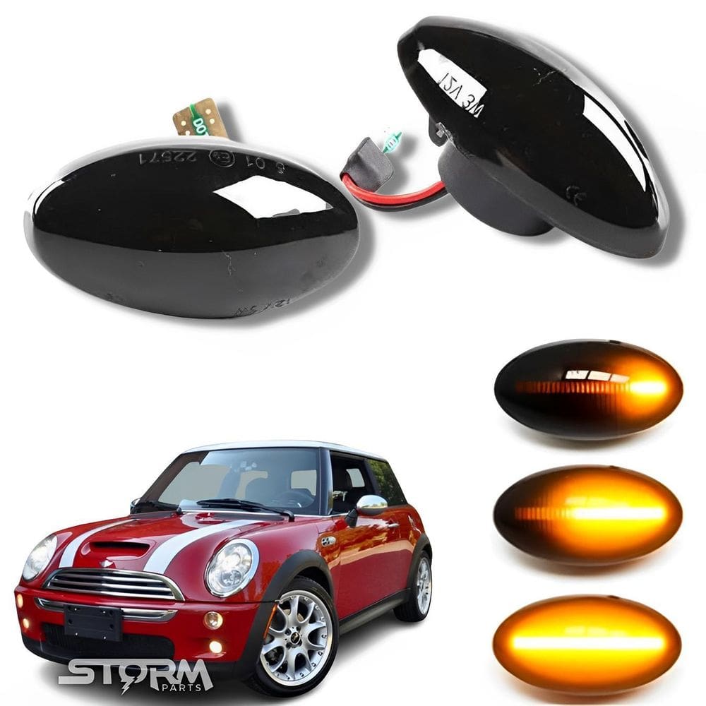 Par Seta Pisca Sinal Mini Cooper 2002 A 2006 Lâmpada Led R50