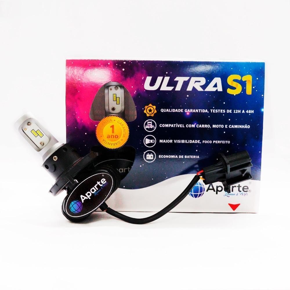 Lâmpada Farol Led Sentra 2008 H13 Ultra S1  1 Ano