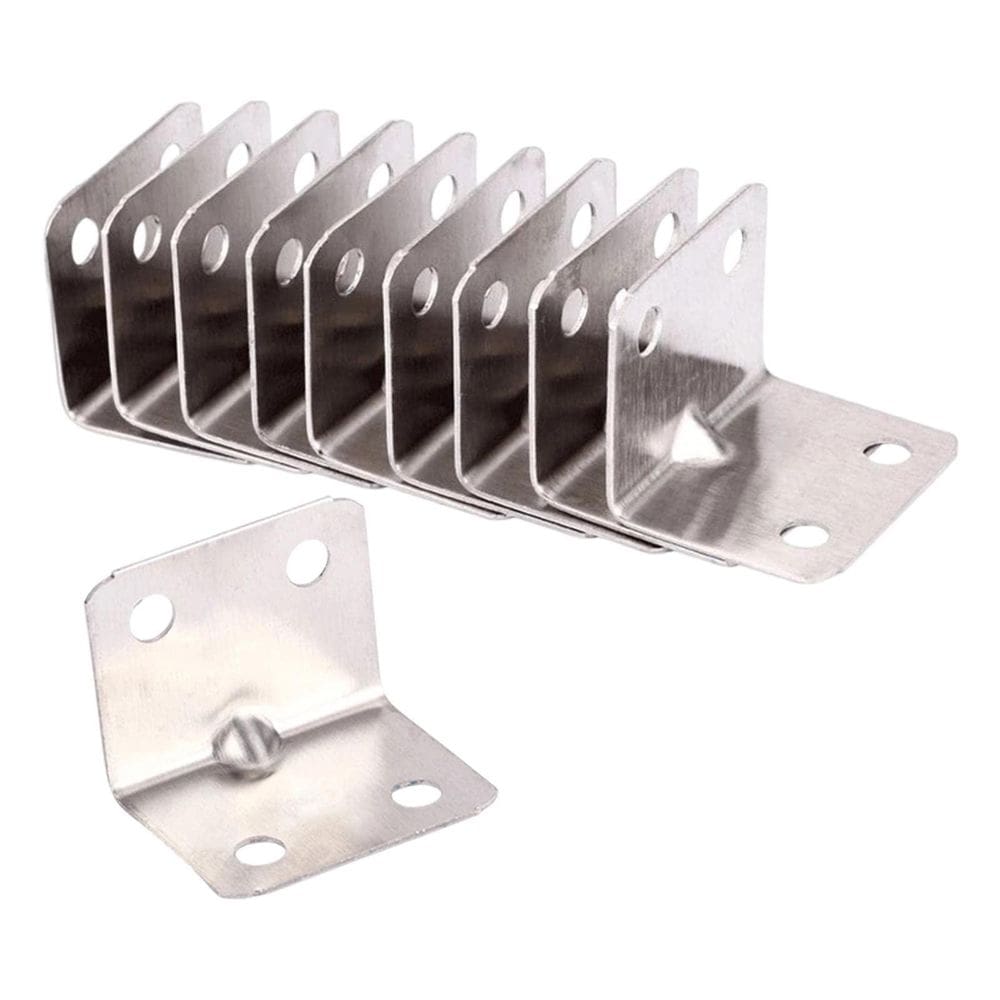 Kit Suporte Canto Juntas Perfil Fixadores De Angulo 50 Pecas