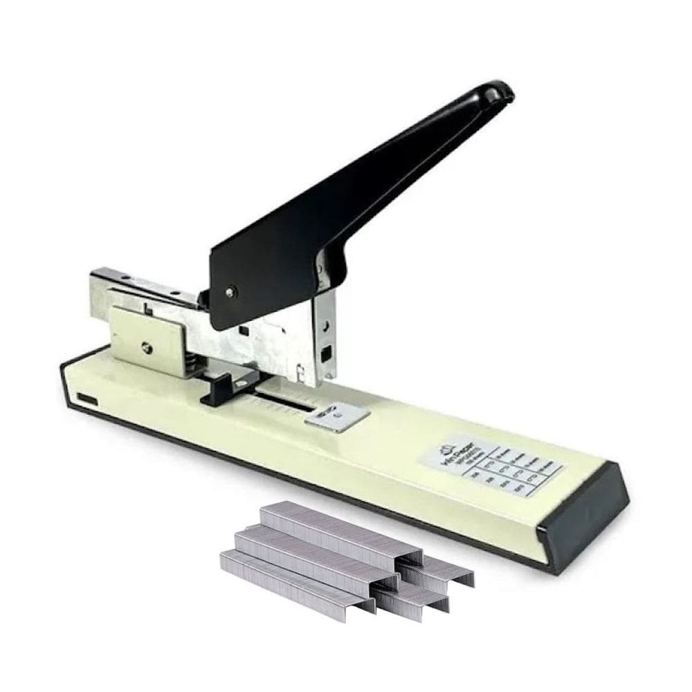 Kit Grampeador Metal 240 Folhas e 1000 Grampos 23/6 23/24mm