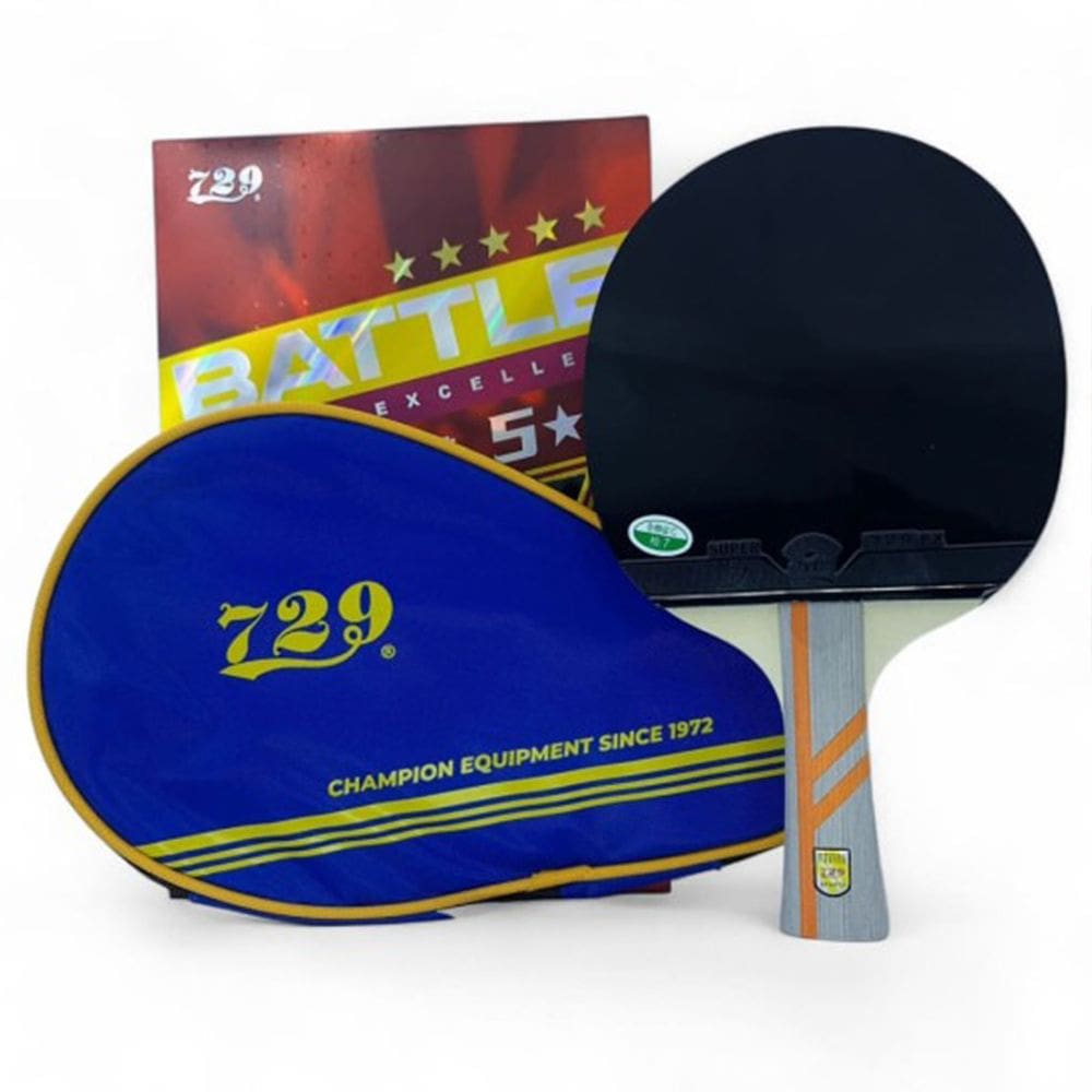 Raquete De Ping Pong Profissional Tenis De Mesa 5 Estrelas Equilibrada Confortavel Versatil Esporte Recreação