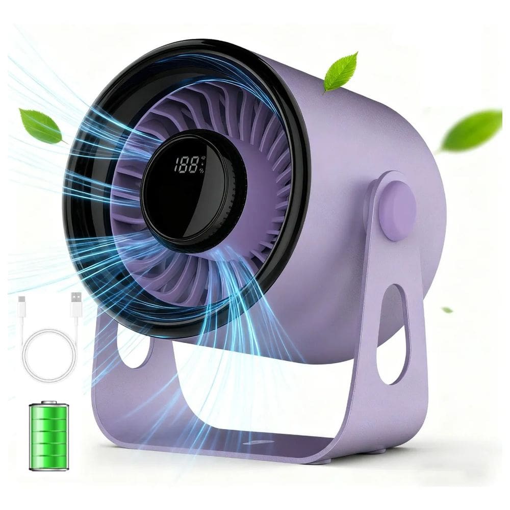 Mini Ventilador Portátil Turbo Silencioso
