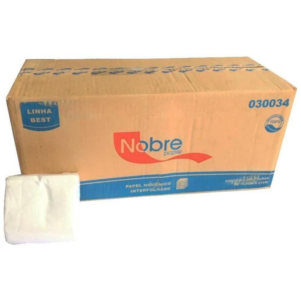 Papel Higiênico Cai Cai Folha Simples - Nobre. C/8000