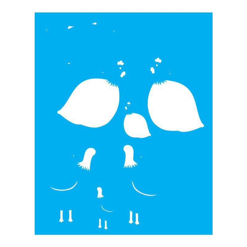 Stencil Tamako Galinhas - 20X25Cm - Ref 9443